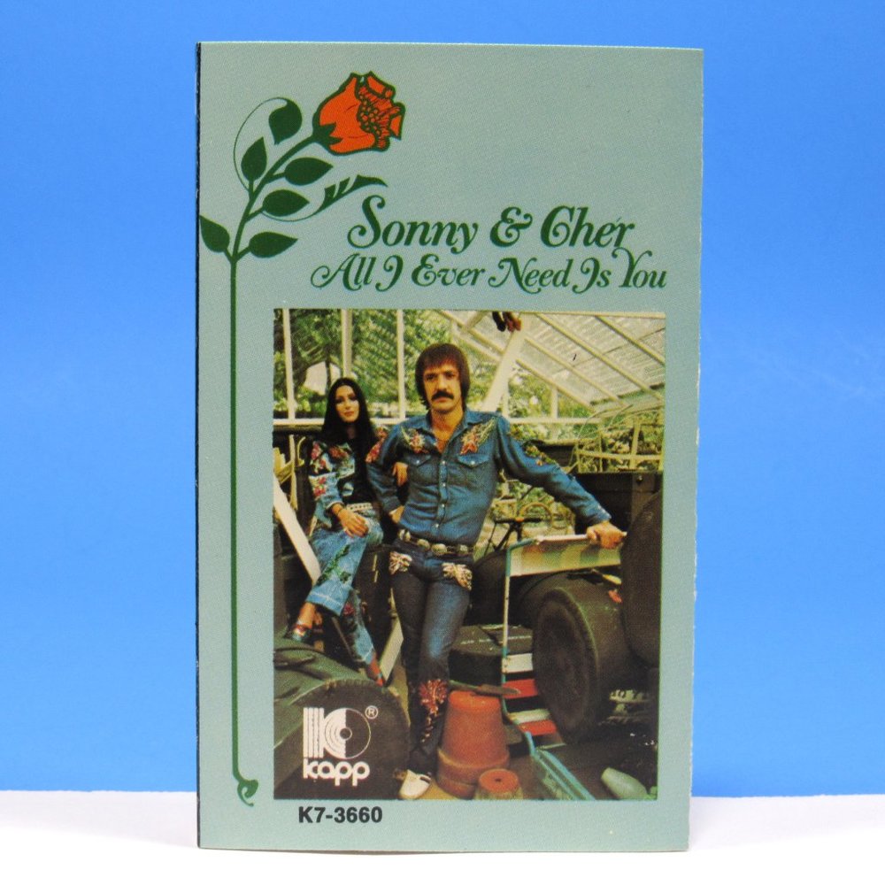 Sonny & Cher All I Ever Need Is You Cassette 1972